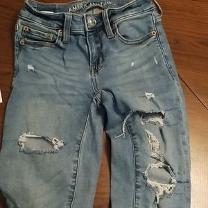 AEO Next Level Stretch Size 0 Jeans
